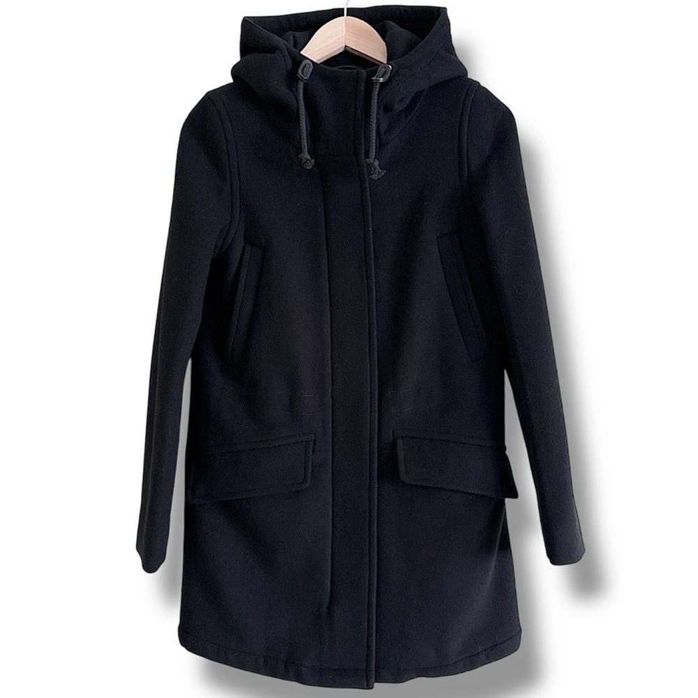 Aritzia Wilfred Free Wool Cashmere Coat Black